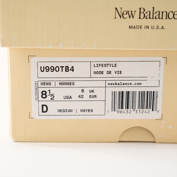 Size 8.5 - New Balance Teddy Santis x 990v4 Made in USA Plum Purple U990TB4 main image 6